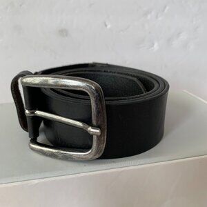 L.L. BEAN GENUINE LEATHER BLACK BELT SIZE 36  MADE IN UK RN 71341